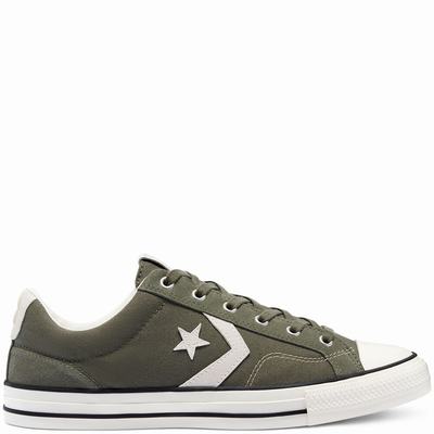 Converse Alt Exploration Star Player - Miesten Tennarit - Oliivinvihreä/Valkoinen